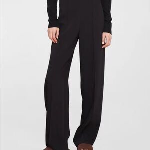Vince Black Sculpted Wide-Leg Pant